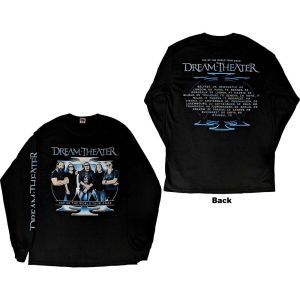 Dream Theater: Band Photo TOTW Tour 2022 (Back Print) - Black Long Sleeve T-Shirt