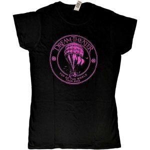 Dream Theater: Hot Air Balloon TOTW Tour 2022 - Ladies Black T-Shirt