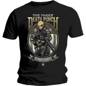 Five Finger Death Punch: Sniper - Black T-Shirt