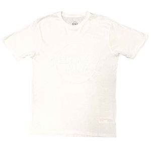 Fleetwood Mac: Classic Logo (Hi-Build, White-On-White) - White T-Shirt