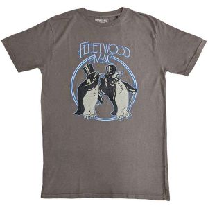 Fleetwood Mac: Penguins (Pigment Wash) - Grey T-Shirt