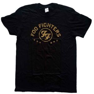 Foo Fighters: Arched Stars - Black T-Shirt