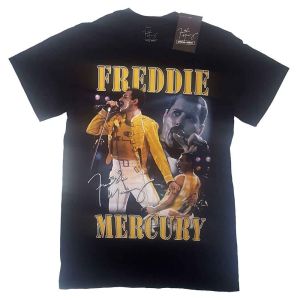Freddie Mercury: Live Homage - Black T-Shirt