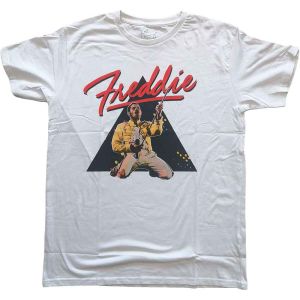Freddie Mercury: Triangle - White T-Shirt