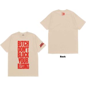 French Montana: Don't Block Your Blessings (Back Print) - Natural T-Shirt