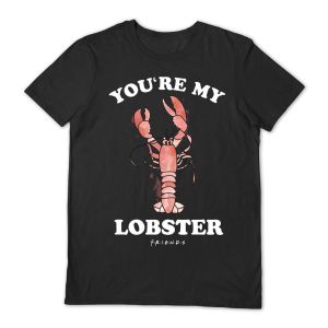 Friends: You're My Lobster Black T-Shirt