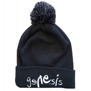 Genesis: Logo - Black Bobble Beanie Hat Preorder