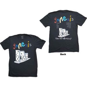 Genesis: The Last Domino? (Back Print) - Black T-Shirt