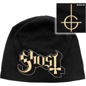 Ghost: Logo (Discharge Print) - Black Beanie Hat Preorder