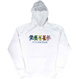 Grateful Dead: Dancing Bears - White Pullover Hoodie