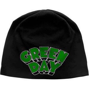 Green Day: Dookie Logo (Discharge Print) - Black Beanie Hat Preorder