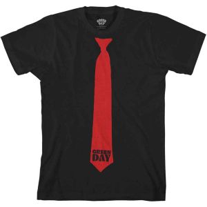 Green Day: Tie - Black T-Shirt