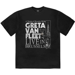 Greta Van Fleet: Night of Revelry - Black T-Shirt