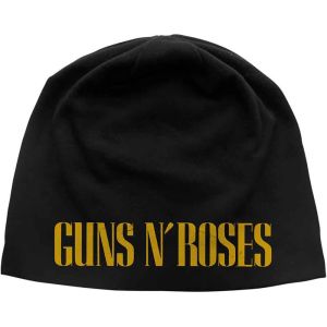 Guns N' Roses: Logo (Discharge Print) - Black Beanie Hat Preorder