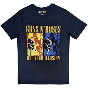 Guns N' Roses: Use Your Illusion Navy - Navy Blue T-Shirt