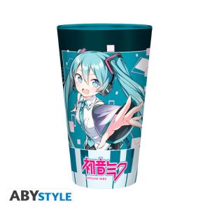 Hatsune Miku: Musical City Large Glass (400ml) Preorder