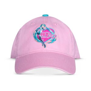 Hatsune Miku: Pink Curved Bill Cap Preorder