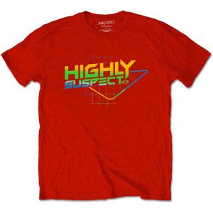 Highly Suspect: Gradient Type - Red T-Shirt