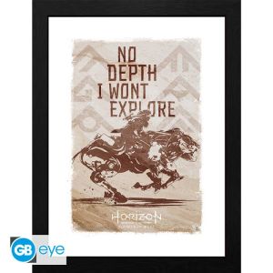 Horizon Raw Materials: "No Deptht" Framed Print (30x40cm) Preorder