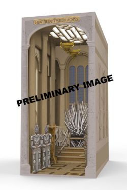 House of the Dragon: Iron Throne Tiny Adventures Book Nook Mini Diorama (23cm) Preorder