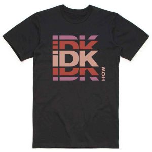 iDKHow: Branded Logo - Black T-Shirt