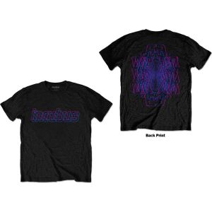 Incubus: Trippy Neon (Back Print) - Black T-Shirt