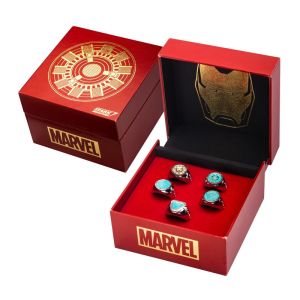 Iron Man: Arc Reactors Adjustable Rings Set Preorder