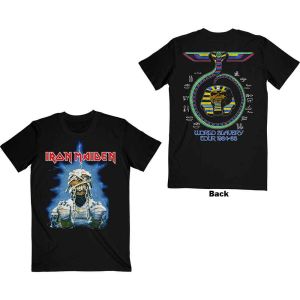 Iron Maiden: World Slavery Tour '84 - '85 (Back Print) - Black T-Shirt