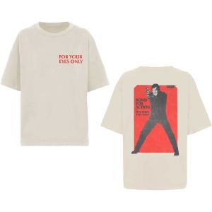 James Bond 007: For Your Eyes Only Bond For Action (Back Print) - Neutral T-Shirt