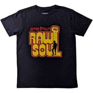 James Brown: Raw Soul - Black T-Shirt