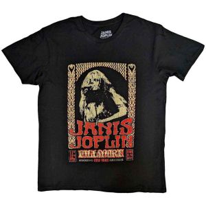 Janis Joplin: Vintage Poster - Black T-Shirt