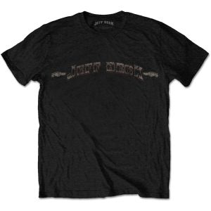 Jeff Beck: Vintage Logo - Black T-Shirt