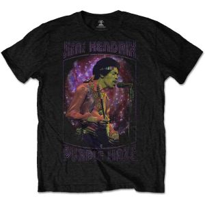 Jimi Hendrix: Purple Haze Frame - Black T-Shirt