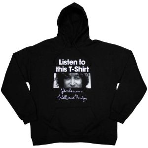 John Lennon: Listen To This - Black Pullover Hoodie