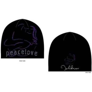 John Lennon: Peace & Love - Black Beanie Hat Preorder