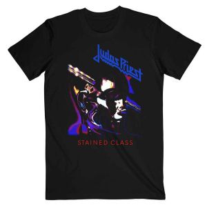 Judas Priest: Stained Class Purple Mixer - Black T-Shirt