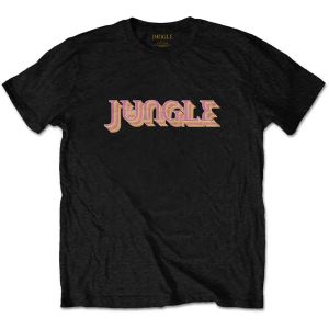 Jungle: Colour Logo - Black T-Shirt
