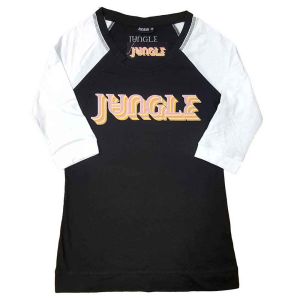 Jungle: Colour Logo - Ladies Black & White T-Shirt