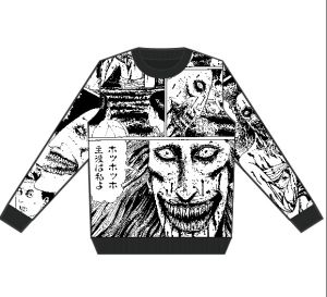 Junji Ito: Smile Panels Knitted Jumper