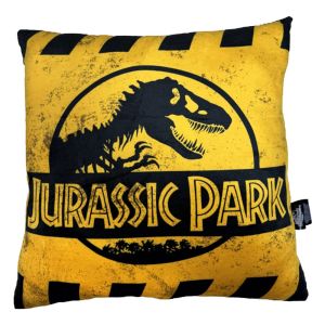 Jurassic Park: Caution Logo Pillow (45cm) Preorder