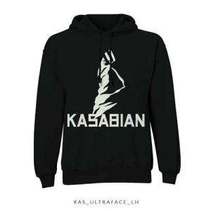 Kasabian: Ultra Face - Black Pullover Hoodie