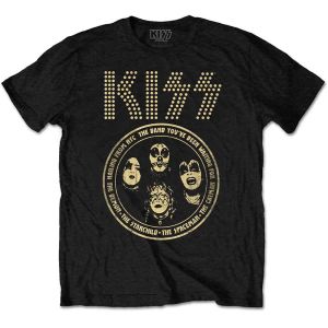 KISS: Band Circle - Black T-Shirt