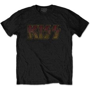 KISS: Vintage Classic Logo - Black T-Shirt