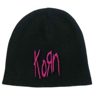 Korn: Logo - Black Beanie Hat Preorder