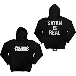 Kreator: Satan Is Real (Back Print) - Black Pullover Hoodie