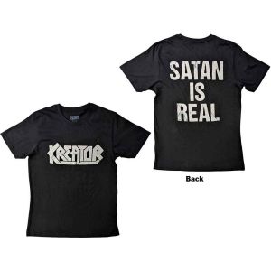 Kreator: Satan Is Real (Back Print) - Black T-Shirt