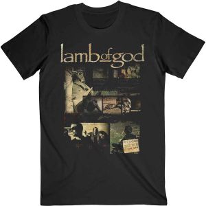 Lamb Of God: Album Collage - Black T-Shirt