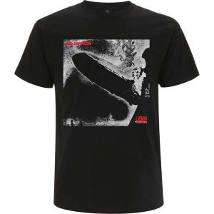 Led Zeppelin: 1 Remastered Cover - Black T-Shirt