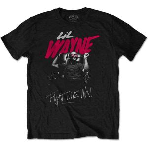 Lil Wayne: Fight, Live, Win - Black T-Shirt