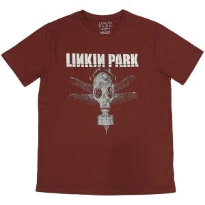 Linkin Park: Gas Mask - Red T-Shirt